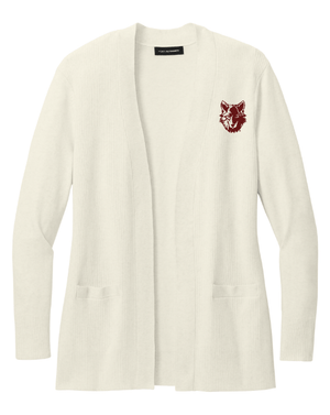 Custom Apparel - Screen Printing - Cornell Elementary Summer 2025 - Women's Open Front Cardigan Sweater - Cornell Summer 2025 - 17926