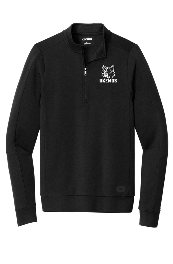 Custom Apparel - Screen Printing - Cornell Winter 2023 - Adult Unisex Luuma 1/2 - Zip Fleece - Cornell Winter 2023 - 14959