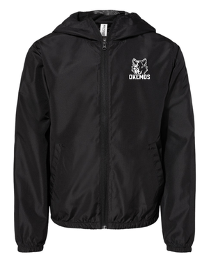 Custom Apparel - Screen Printing - Cornell Winter 2023 - Youth Lightweight Windbreaker Full - Zip Jacket - Cornell Winter 2023 - 14959