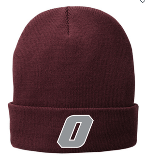 Custom Printed Apparel | Cornell Winter 2025 - Cuffed Beanie (Maroon/Grey) - Cornell Winter 2025 - 18595