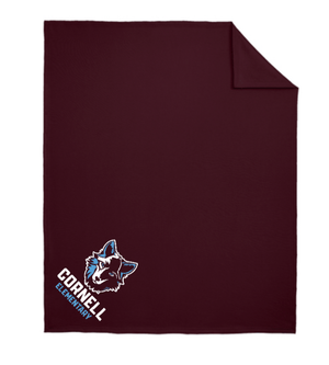 Custom Printed Apparel | Cornell Winter 2025 - Fleece Sweatshirt Blanket - Cornell Winter 2025 - 18595
