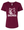 Custom Printed Apparel | Cornell Winter 2025 - Women's V - Neck T-Shirt (Maroon/Dark Grey) - Cornell Winter 2025 - 18595