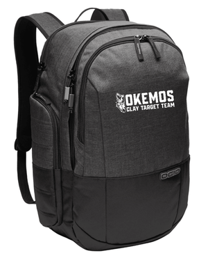 Custom Printed Apparel | Custom Backpack - Grey | Okemos Clay Target Team - Okemos Clay Target - 19202