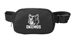 Custom Printed Apparel | Custom Belt Bag - Black | Kinawa Middle School - Fabricated Customs