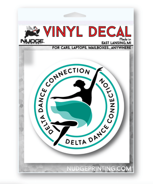 Custom Printed Apparel | Custom Car Decal | Delta Dance Connection - DDC - 19306