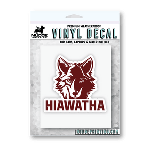 Custom Printed Apparel | Custom Car Decal | Hiawatha Elementary - Hiawatha - 19478