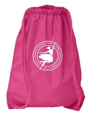 Custom Printed Apparel | Custom Drawstring Bag | Delta Dance Connection - DDC - 19306