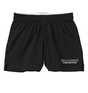 Custom Printed Apparel | Custom Girl's Shorts | Delta Dance Connection - DDC - 19306