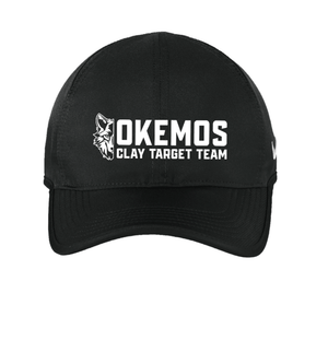 Custom Printed Apparel | Custom Hat - Black Nike Dri - FIT Featherlight Performance | Okemos Clay Target Team - Okemos Clay Target - 19202