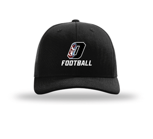 Custom Printed Apparel | Custom Hat - Black Snapback Trucker | Okemos Football - Okemos Football - 19518