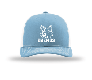 Custom Printed Apparel | Custom Hat - Blue Snapback Trucker | Cornell Elementary - Cornell - 19125