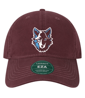 Custom Printed Apparel | Custom Hat - Maroon Unstructured Twill | Okemos Public Montessori - OPM Spring - 19289