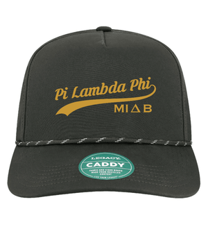 Custom Printed Apparel | Custom Hat - Rope Snapback | Pi Lambda Phi Golf Outing - Pi Lambda Phi - 19420