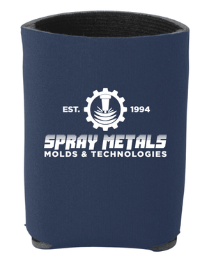 Custom Printed Apparel | Custom Koozie - Navy | Spray Metals - Spray Metals - 18642
