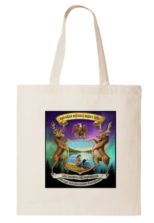 Custom Printed Apparel | Custom Tote Bag - Foundation's Design | Michigan Notable Books Apparel - MNB - 19271