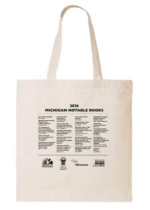 Custom Printed Apparel | Custom Tote Bag - Foundation's Design | Michigan Notable Books Apparel - MNB - 19271