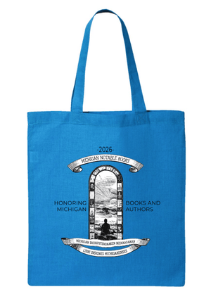 Custom Printed Apparel | Custom Tote Bag - Library's Design | Michigan Notable Books Apparel - MNB - 19271
