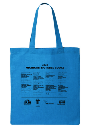 Custom Printed Apparel | Custom Tote Bag - Library's Design | Michigan Notable Books Apparel - MNB - 19271