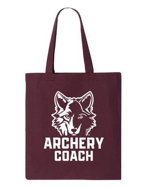 Custom Printed Apparel | Custom Tote Bag | Okemos Archery Coaches - Okemos Archery Coaches - 19146