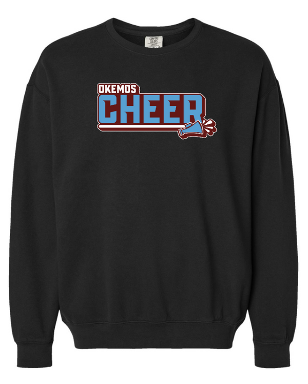 Okemos Cheer Winter 2024 - Adult Lightweight Fleece Crewneck Sweatshirt (PERSONALIZATION OPTIONAL)