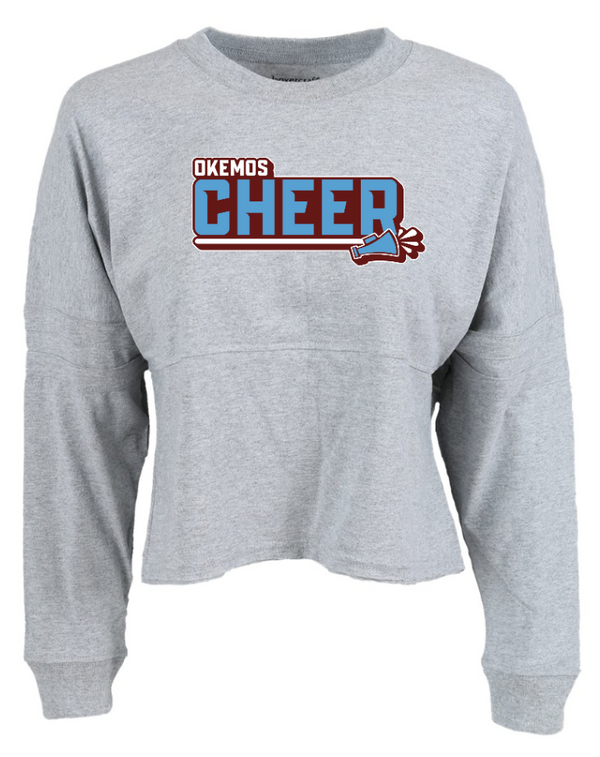 Okemos Cheer Winter 2024- Women's Crop Retro Shirt