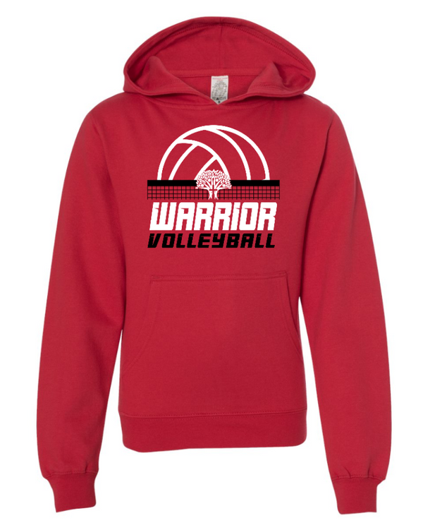 New Covenant Christian School Volleyball - Youth Midweight Hooded Sweatshirt