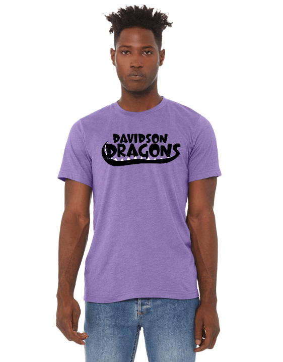 Custom Apparel - Screen Printing - Davidson Elementary School - Adult Unisex Dragons T-Shirt - T-shirt - Davidson Elementary School - 14724