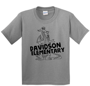 Custom Apparel - Screen Printing - Davidson Elementary School - Youth Cotton T-Shirt - Youth T-shirt - Davidson Elementary School - 14724