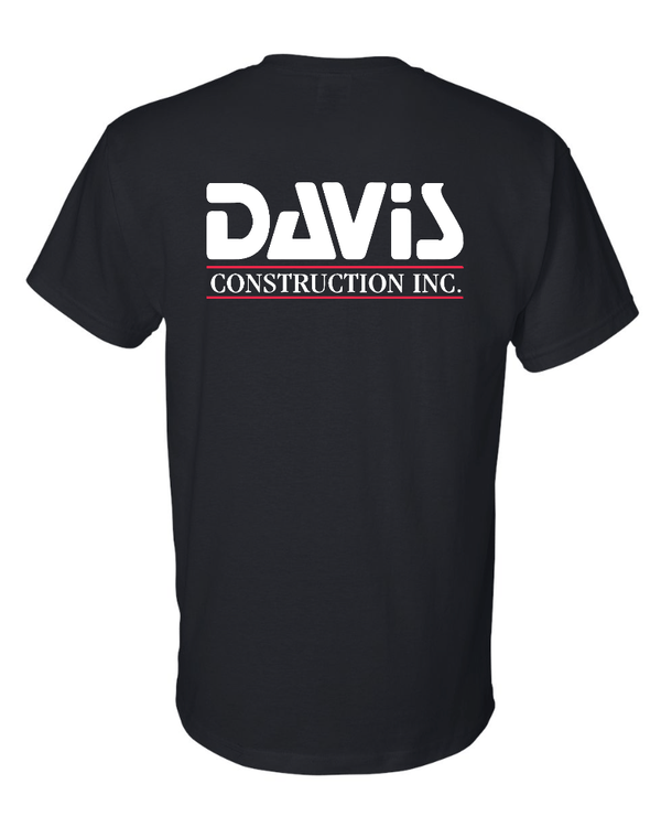Custom Apparel - Screen Printing - Davis Construction - DryBlend® T-Shirt - Davis Construction - 15068