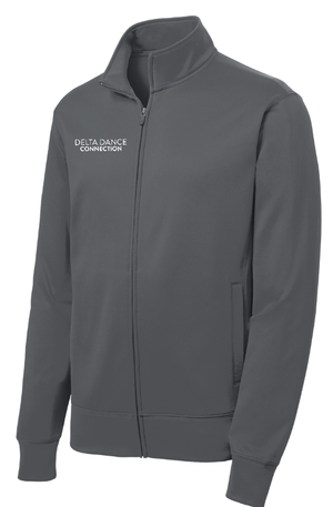 Custom Apparel - Screen Printing - Delta Dance - Company Dance Team - Youth Sport - Wick Fleece Full Zip Jacket (Name Optional) - Delta Dance Co. Round 2 - 17479