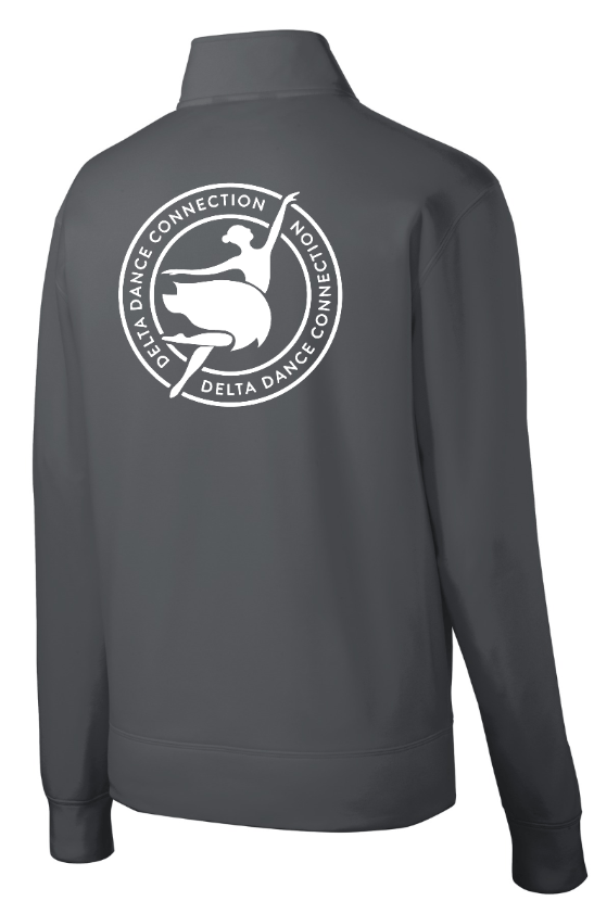 Custom Apparel - Screen Printing - Delta Dance - Company Dance Team - Youth Sport - Wick Fleece Full Zip Jacket (Name Optional) - Delta Dance Co. Round 2 - 17479