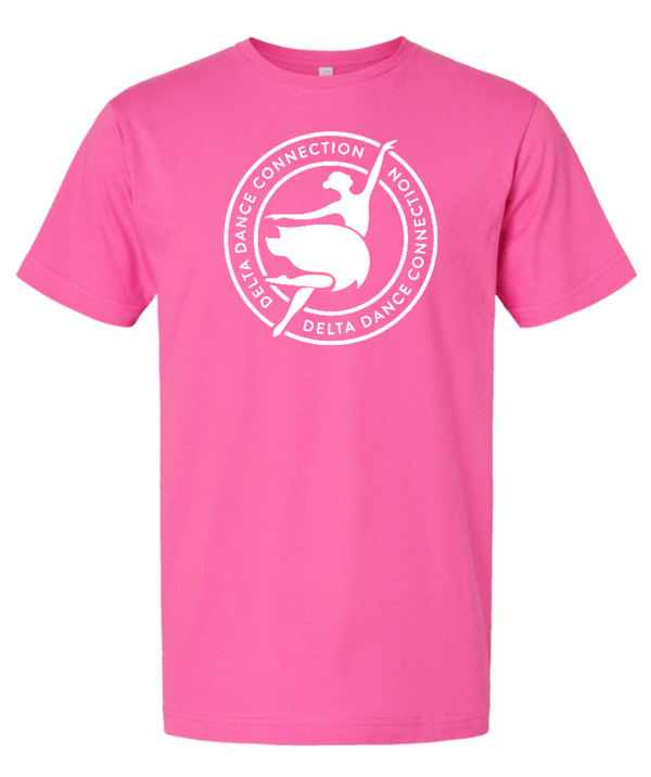 Custom Printed Apparel | Delta Dance Connection Fall 2025 - Adult T-Shirt Circle Design (MULTIPLE COLOR OPTIONS) - Delta Dance F25 - 18488