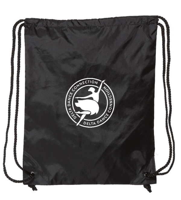 Custom Printed Apparel | Delta Dance Connection Fall 2025 - Drawstring Bag Circle Design (MULTIPLE COLOR OPTIONS) - Delta Dance F25 - 18488