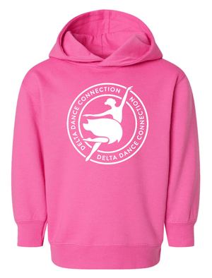 Custom Printed Apparel | Delta Dance Connection Fall 2025 - Toddler Hoodie Circle Design (MULTIPLE COLOR OPTIONS) - Delta Dance F25 - 18488