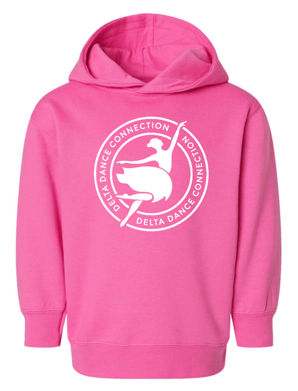 Custom Printed Apparel | Delta Dance Connection Fall 2025 - Toddler Hoodie Circle Design (MULTIPLE COLOR OPTIONS) - Delta Dance F25 - 18488