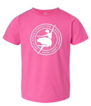 Custom Printed Apparel | Delta Dance Connection Fall 2025 - Toddler T-Shirt Circle Design (MULTIPLE COLOR OPTIONS) - Delta Dance F25 - 18488