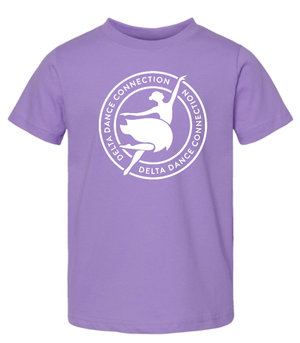 Custom Printed Apparel | Delta Dance Connection Fall 2025 - Toddler T-Shirt Circle Design (MULTIPLE COLOR OPTIONS) - Delta Dance F25 - 18488