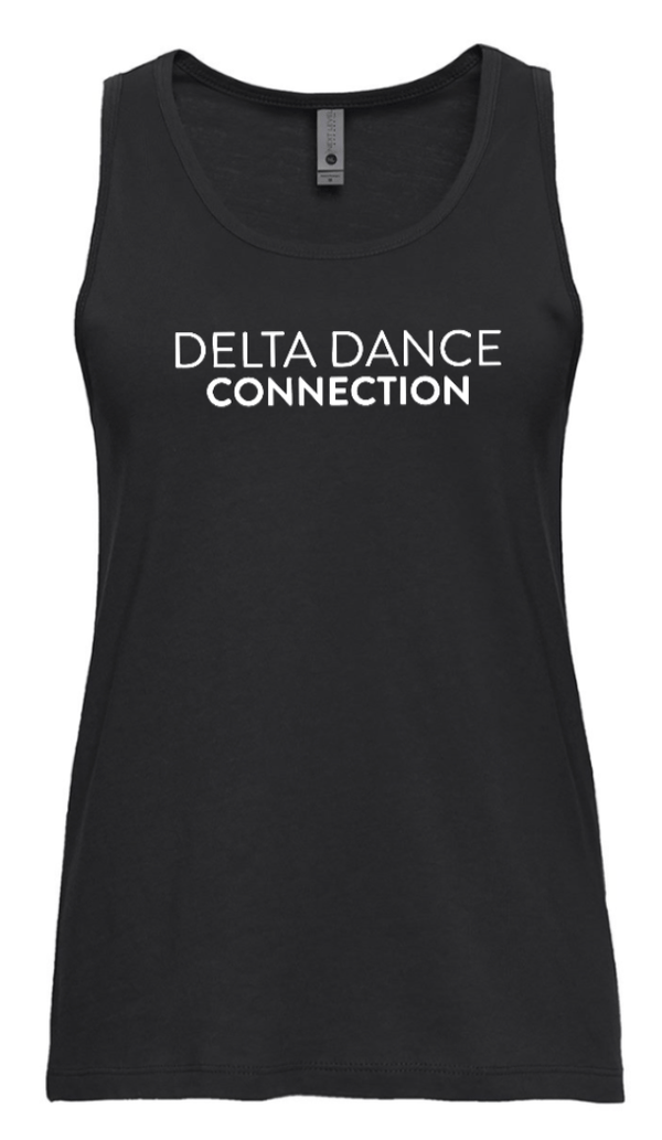 Custom Printed Apparel | Delta Dance Connection Fall 2025 - Women's Tanktop Text Design (Lavender/Black) - Delta Dance F25 - 18488