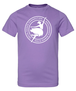 Custom Printed Apparel | Delta Dance Connection Fall 2025 - Youth T-Shirt Circle Design (MULTIPLE COLOR OPTIONS) - Delta Dance F25 - 18488