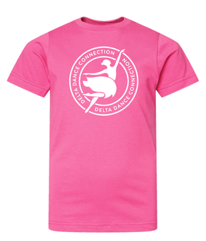 Custom Printed Apparel | Delta Dance Connection Fall 2025 - Youth T-Shirt Circle Design (MULTIPLE COLOR OPTIONS) - Delta Dance F25 - 18488