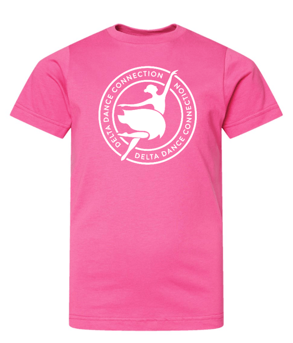Custom Printed Apparel | Delta Dance Connection Fall 2025 - Youth T-Shirt Circle Design (MULTIPLE COLOR OPTIONS) - Delta Dance F25 - 18488
