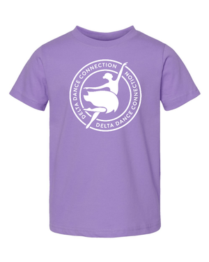 Custom Apparel - Screen Printing - Delta Dance Connection - Toddler Circle Logo T-Shirt - Delta Dance Connection - 17285