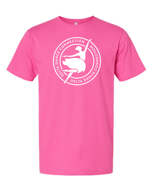 Custom Apparel - Screen Printing - Delta Dance Connection - Unisex Adult Circle Logo T-Shirt - Delta Dance Connection - 17285