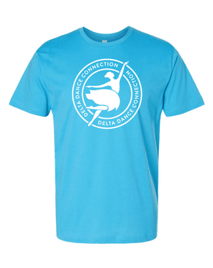 Custom Apparel - Screen Printing - Delta Dance Connection - Unisex Adult Circle Logo T-Shirt - Delta Dance Connection - 17285