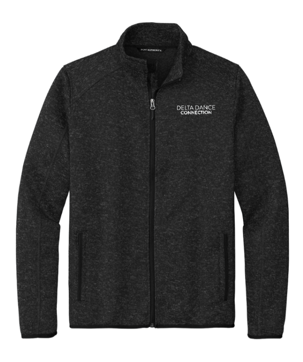 Custom Apparel - Screen Printing - Delta Dance Connection - Unisex Adult Fleece Jacket - Delta Dance Connection - 16948