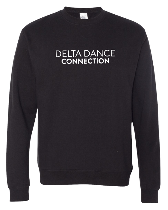 Custom Apparel - Screen Printing - Delta Dance Connection - Unisex Adult Logo Crewneck Sweatshirt - Delta Dance Connection - 16948