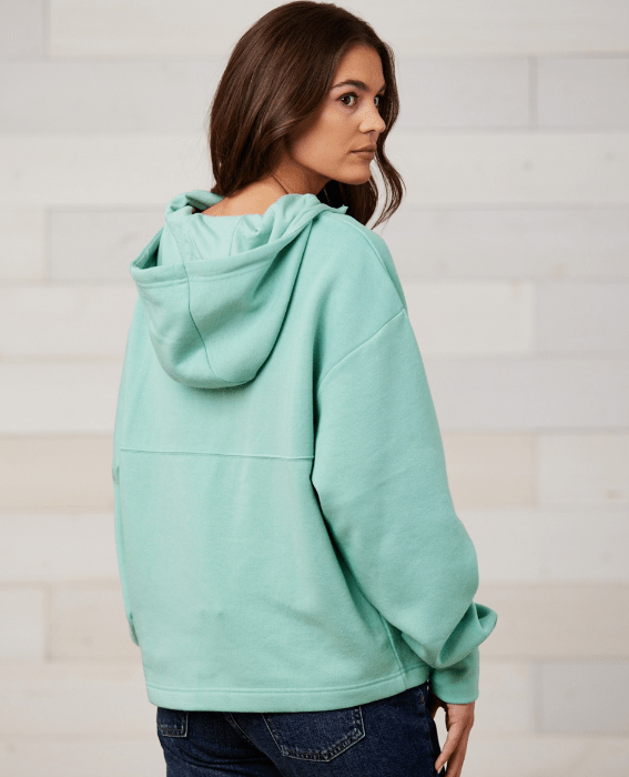 Custom Apparel - Screen Printing - Delta Dance Connection - Women's Boxy Hooded 1/4 Zip - Delta Dance Connection - 16948