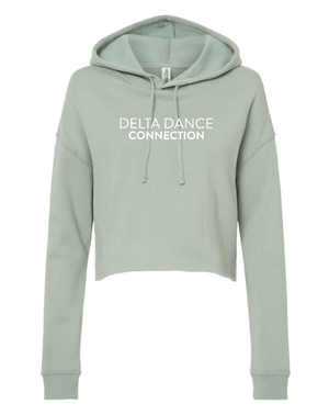 Custom Apparel - Screen Printing - Delta Dance Connection - Women's Logo Crop Hoodie - Delta Dance Connection - 17285