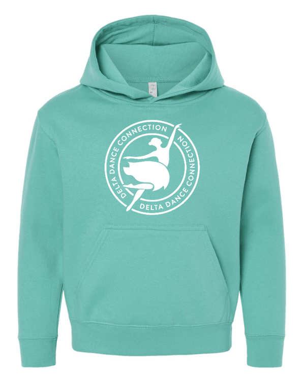 Custom Apparel - Screen Printing - Delta Dance Connection - Youth Circle Logo Hoodie (Multiple Colors Available) - Delta Dance Connection - 17285