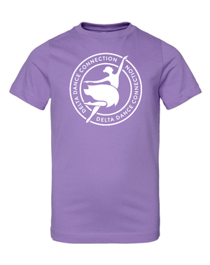 Custom Apparel - Screen Printing - Delta Dance Connection - Youth Circle Logo T-Shirt - Delta Dance Connection - 17285